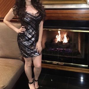 Bebe sequin dress